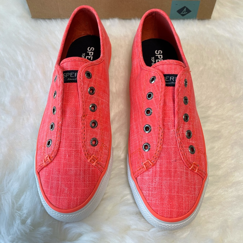 Sperry Seacoast Ripstop Coral Size 7